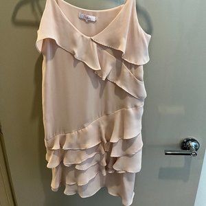 Light Pink Parker Mini Cocktail Dress, Size Small